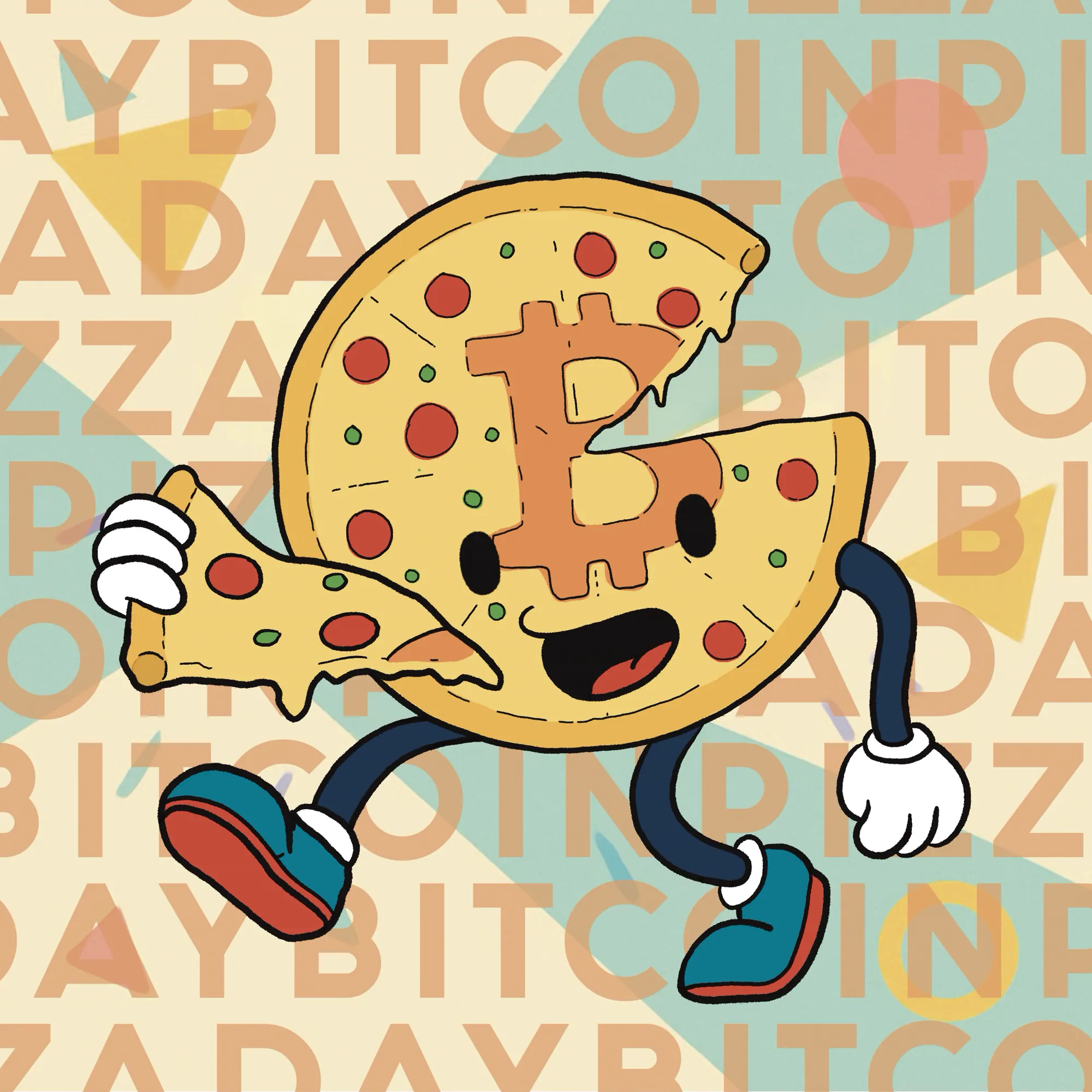Bitcoin Pizza Day — ilustración